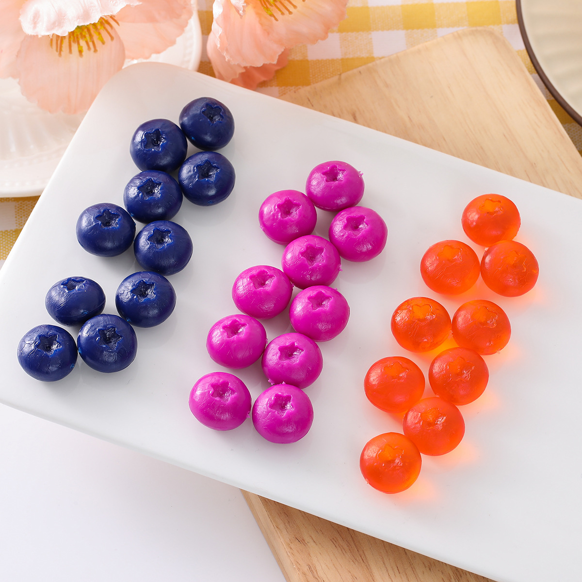 Photography Food - Mirtilli simulati in silicone Modelli di