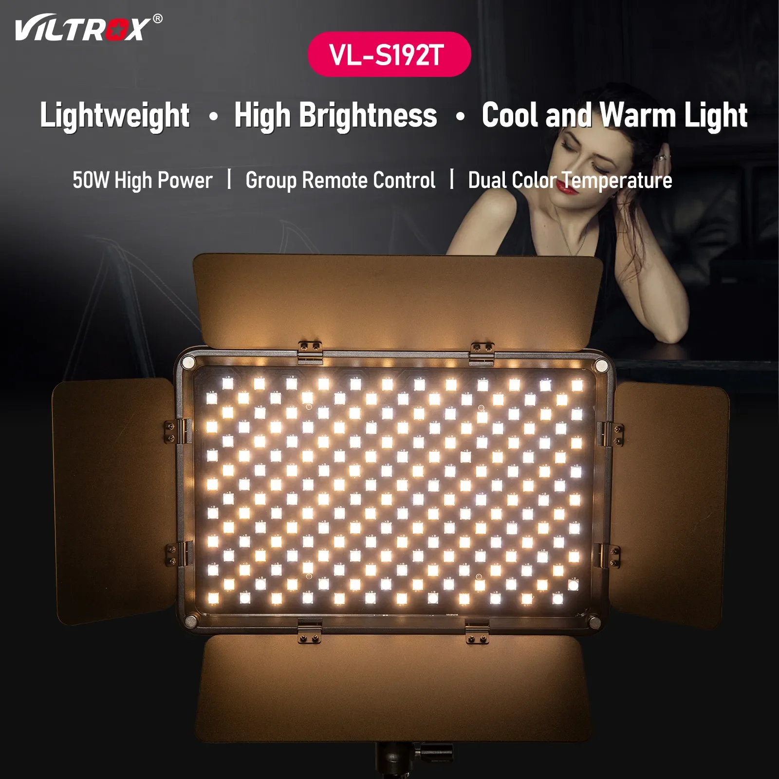 Video Led Light Panel - Viltrox VL-S192T Pannello Luminoso LED 50W,