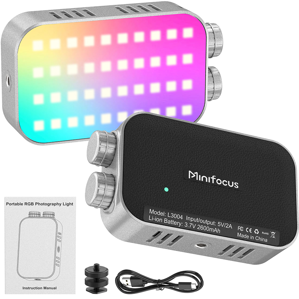 Video Led Light Panel - Luce LED RGB portatile Pocket Tofu,