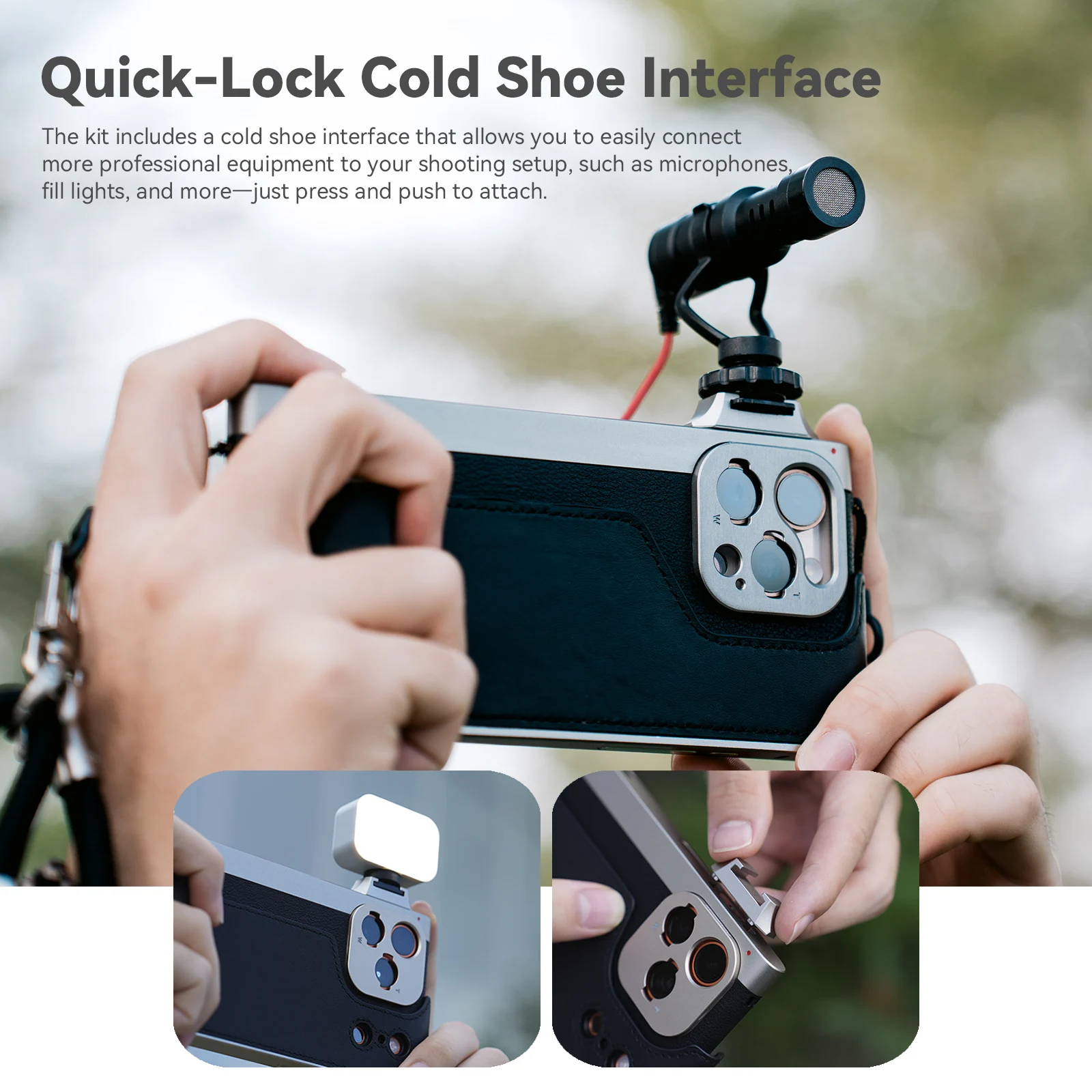 Photography Kit Pro - Kit Fotografico Fotorgear per Telefono Cellulare