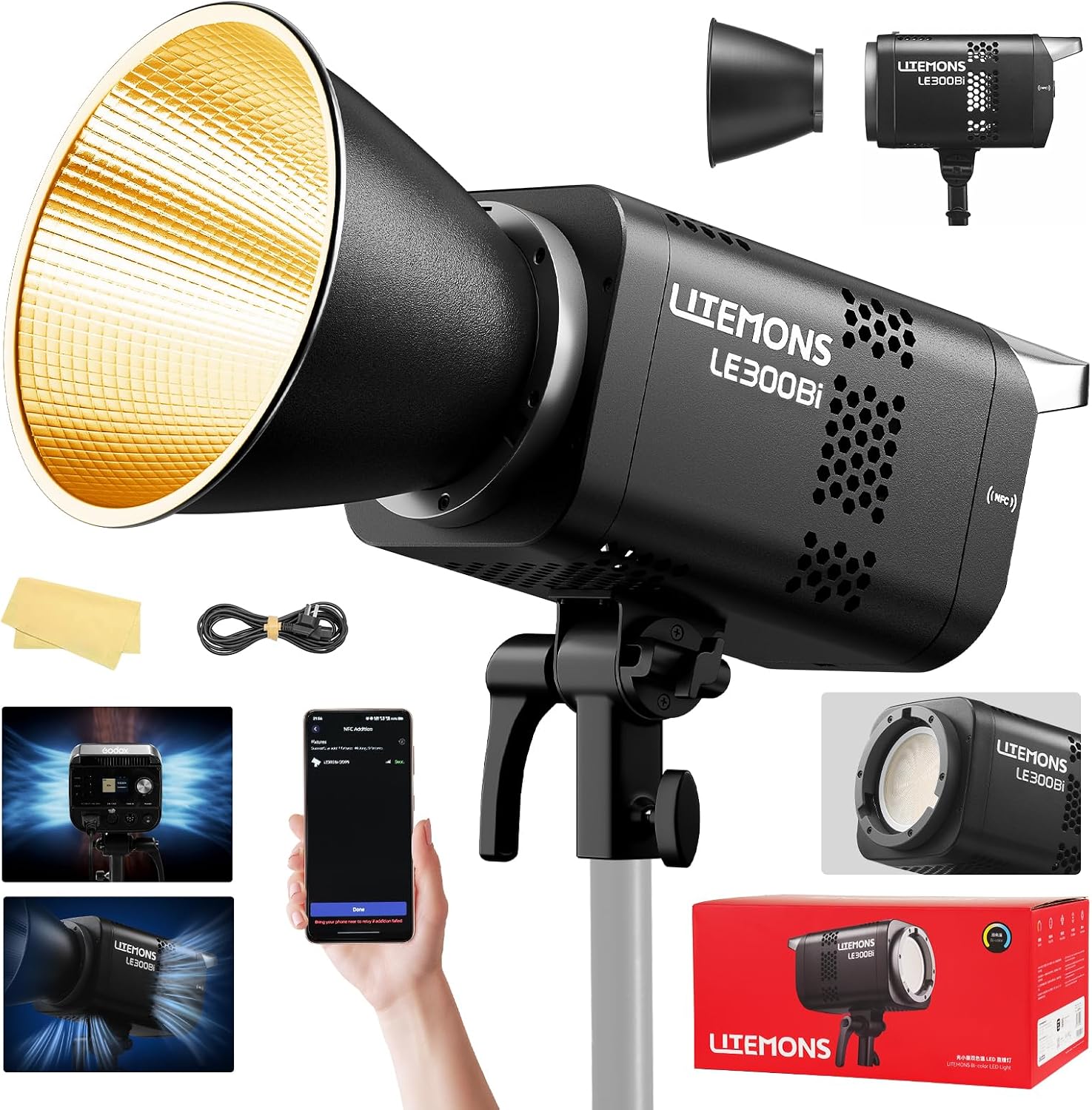 Video Led Light Panel - Kit di Illuminazione Video LED RGB,