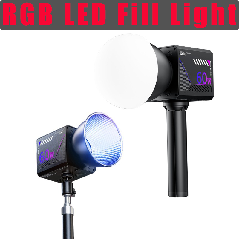 Photography Kit Pro - Luce Video RGB 60W Portatile LED