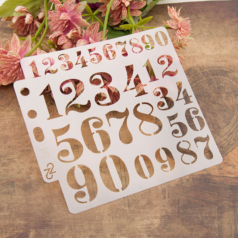 Photography Font - Stencil per lettere dell'alfabeto artigianali fai-da-te