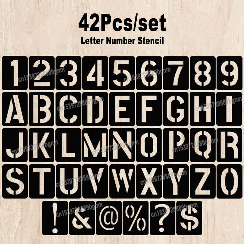 42 pezzi set riutilizzabile in - Photography Font recensione e prezzo