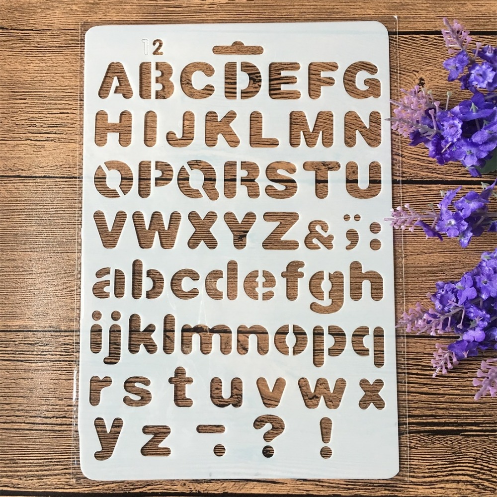 4 pz/set 26cm lettere dell'alf - Photography Font recensione e prezzo