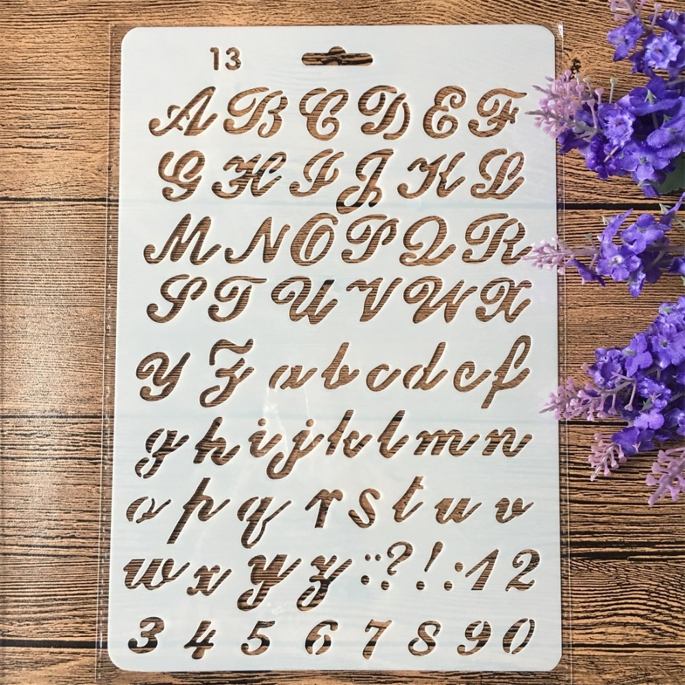4 pz/set 26cm lettere dell'alf - Photography Font recensione e prezzo