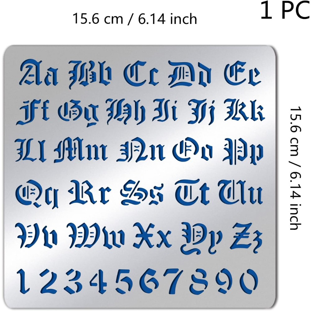 Stencil per lettere in metallo - Photography Font recensione e prezzo