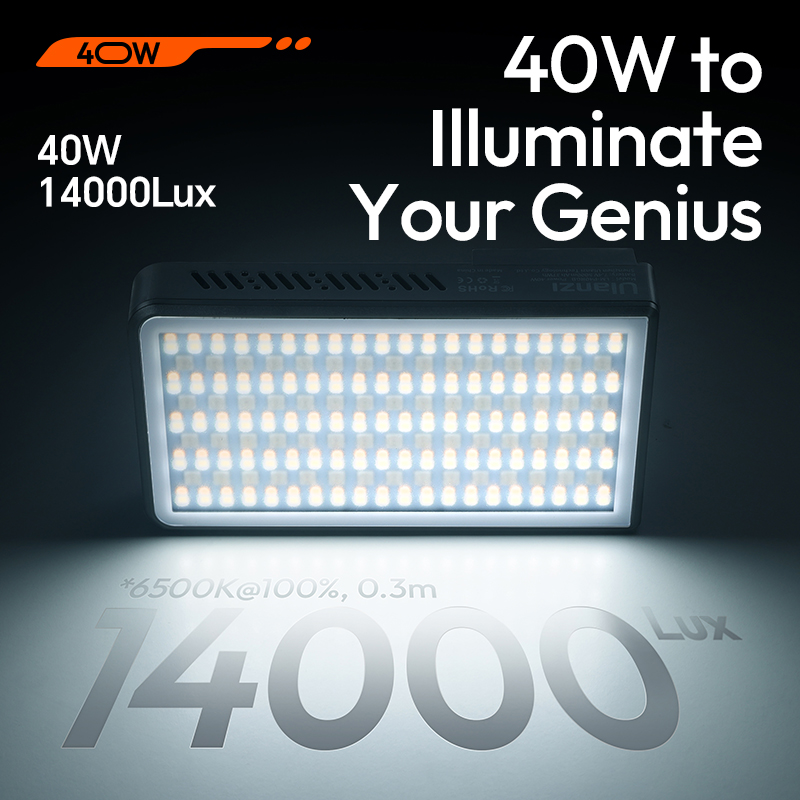 Ulanzi P40 Bi |   P40 RGB 40W  - Video Led Light Panel recensione e prezzo